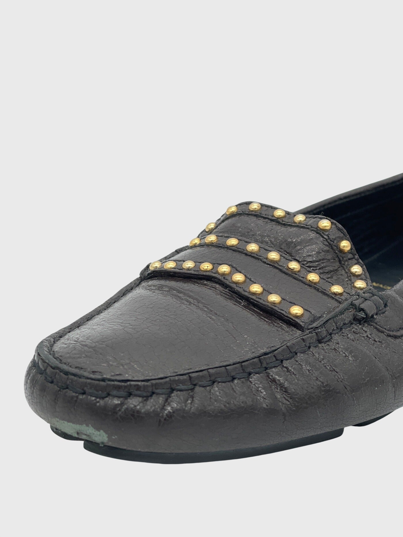 Prada Studded Driver Mokassin EU 37.5 Braun - Image 5