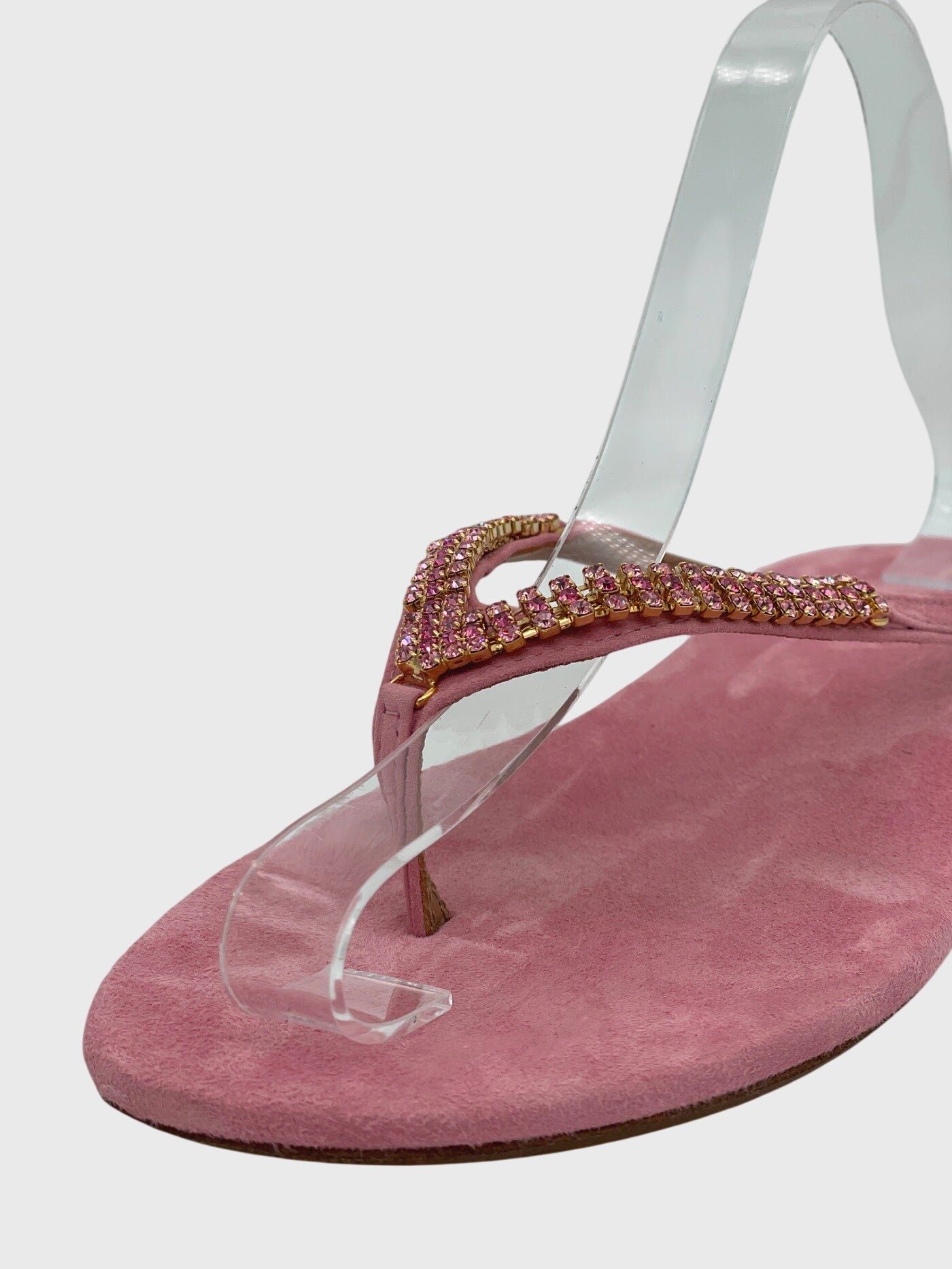 Viamercanti Infradito Gioiello Zehensteg Sandale EU 37 Pink - Image 5
