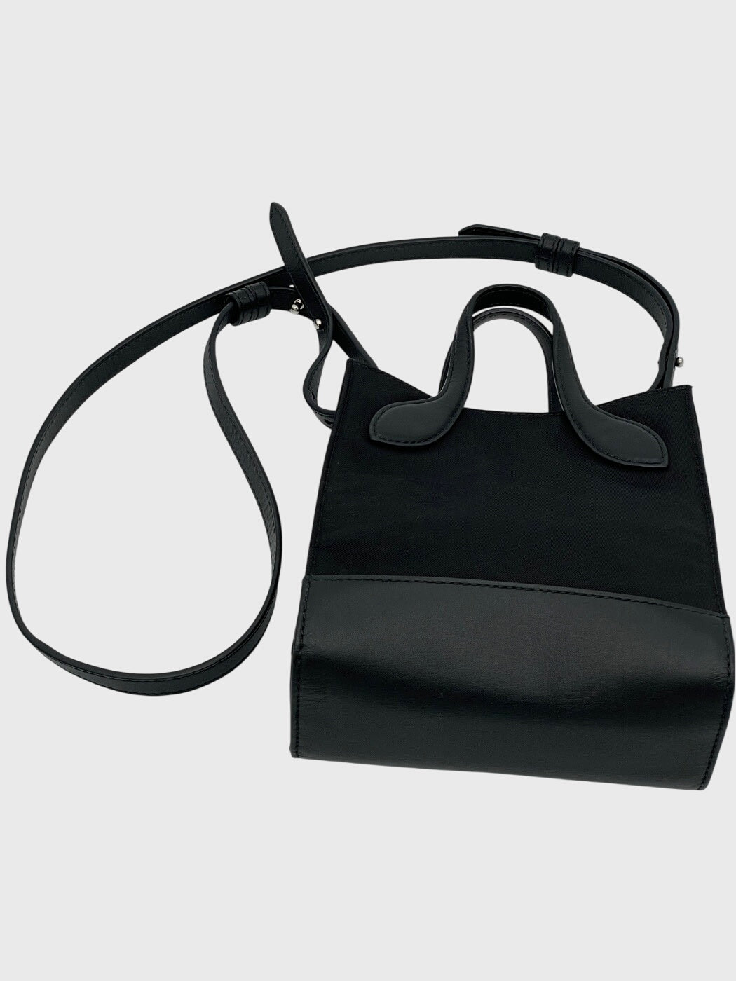 Bally Bar Mini Shopper / Tote Bag Schwarz - Image 5