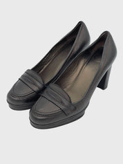 Stuart Weitzman Style Platform Plateau Pump EU 38.5 Braun