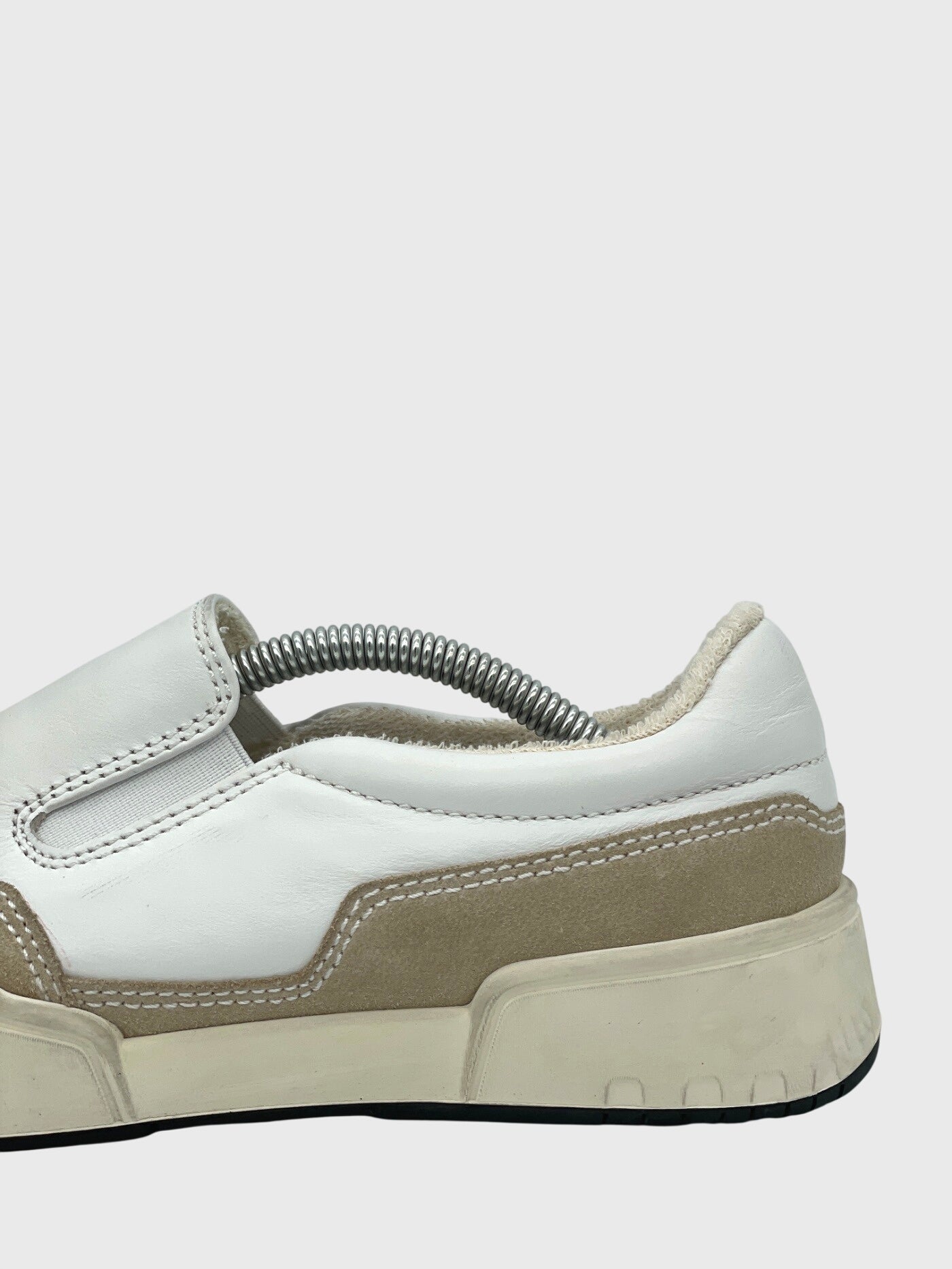 Isabel Marant Leather Slip-On Sneaker EU 38 Weiß - Image 5