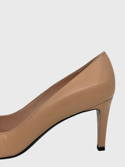 Stuart Weitzman Leather Z1248 Pump EU 38.5 Beige - Image 5