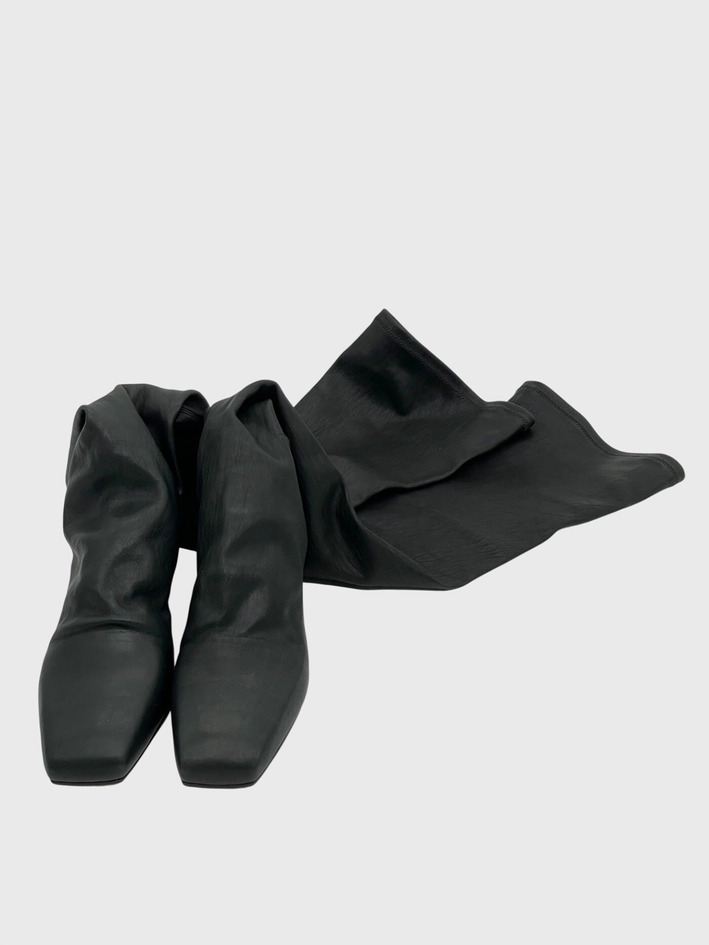 Rick Owens Cantilever Overknee Stiefel EU 36 Schwarz