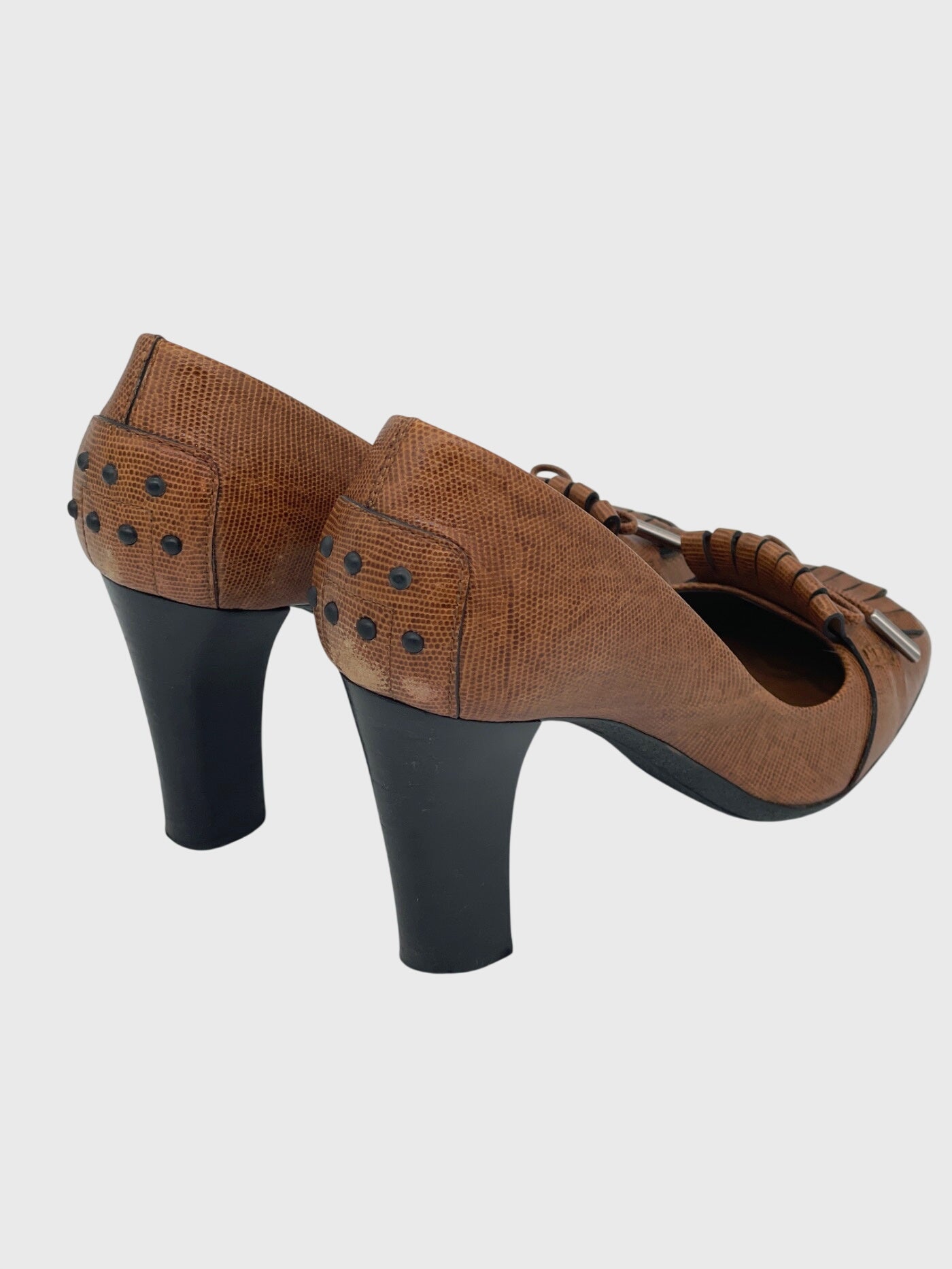 Tod's Gommini Fringe Pump EU 40 Braun - Image 4