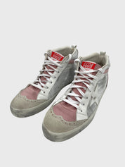 Golden Goose Mid Star Low Top Sneaker EU 40 Metallic