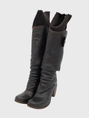 Marsell mit Strumpfeinsatz Stiefel EU 38.5 Braun