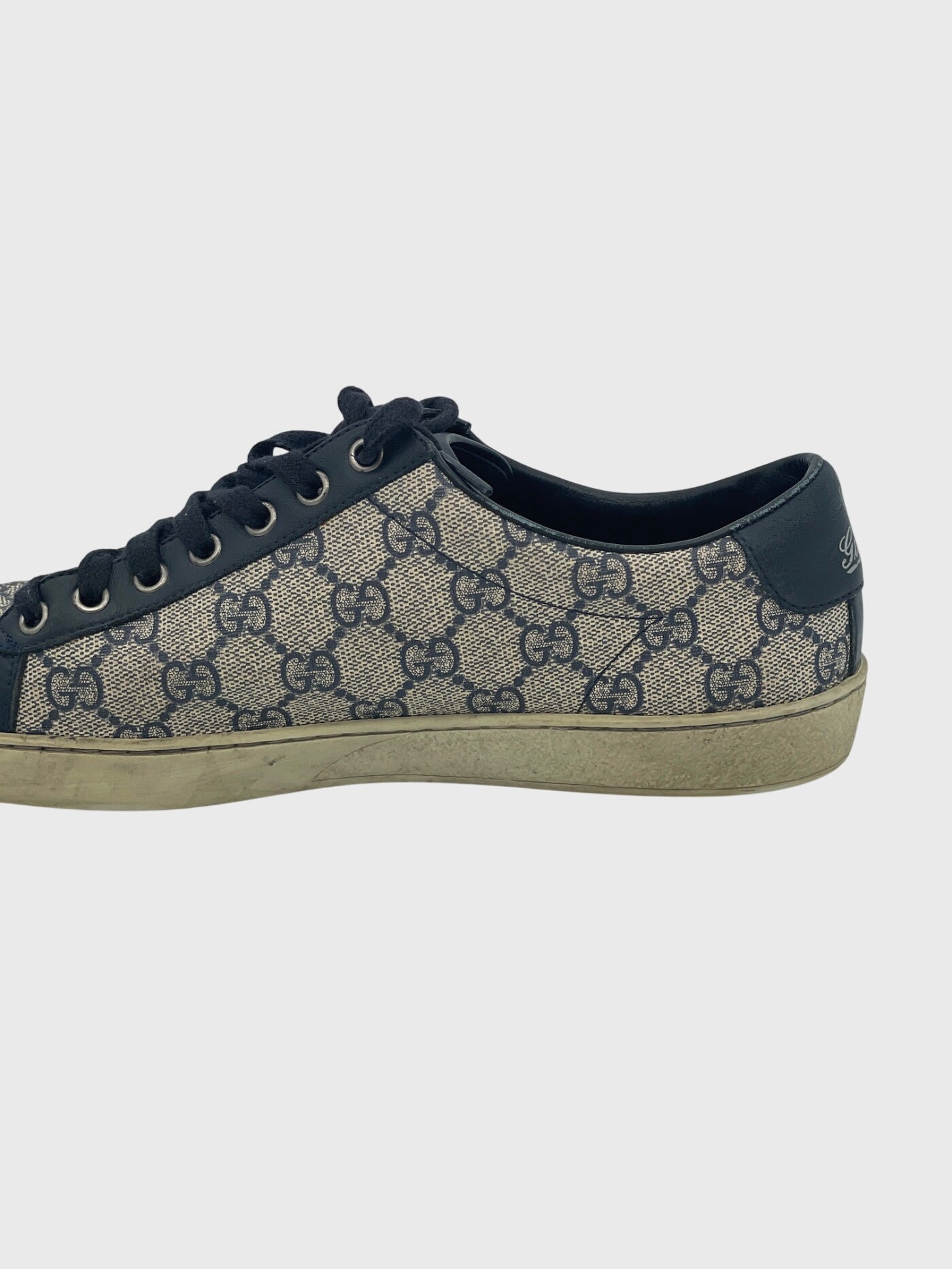 Gucci Ace Low Top Sneaker EU 40 Beige - Image 6