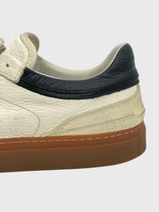 Stone Island Footwear Leather Low Top Sneaker EU 44 Beige - Image 5