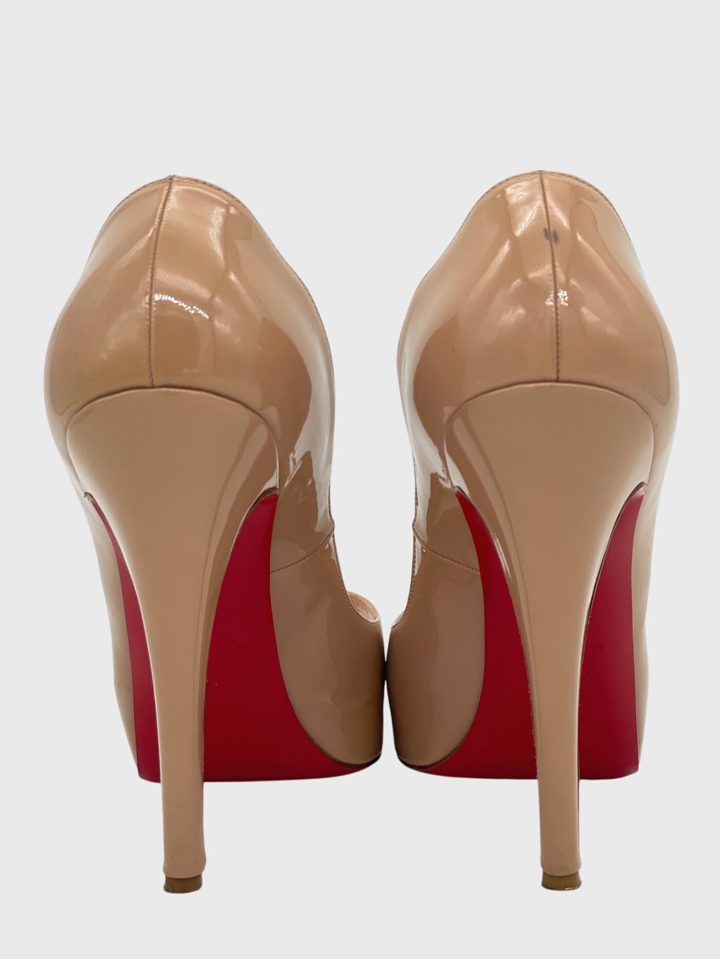 Christian Louboutin New Very Privé 120 Plateau Pump EU 39.5 Beige - Image 5
