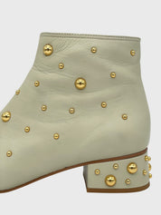 See by Chloe leather Ankle Boot EU 39.5 Beige - Image 5