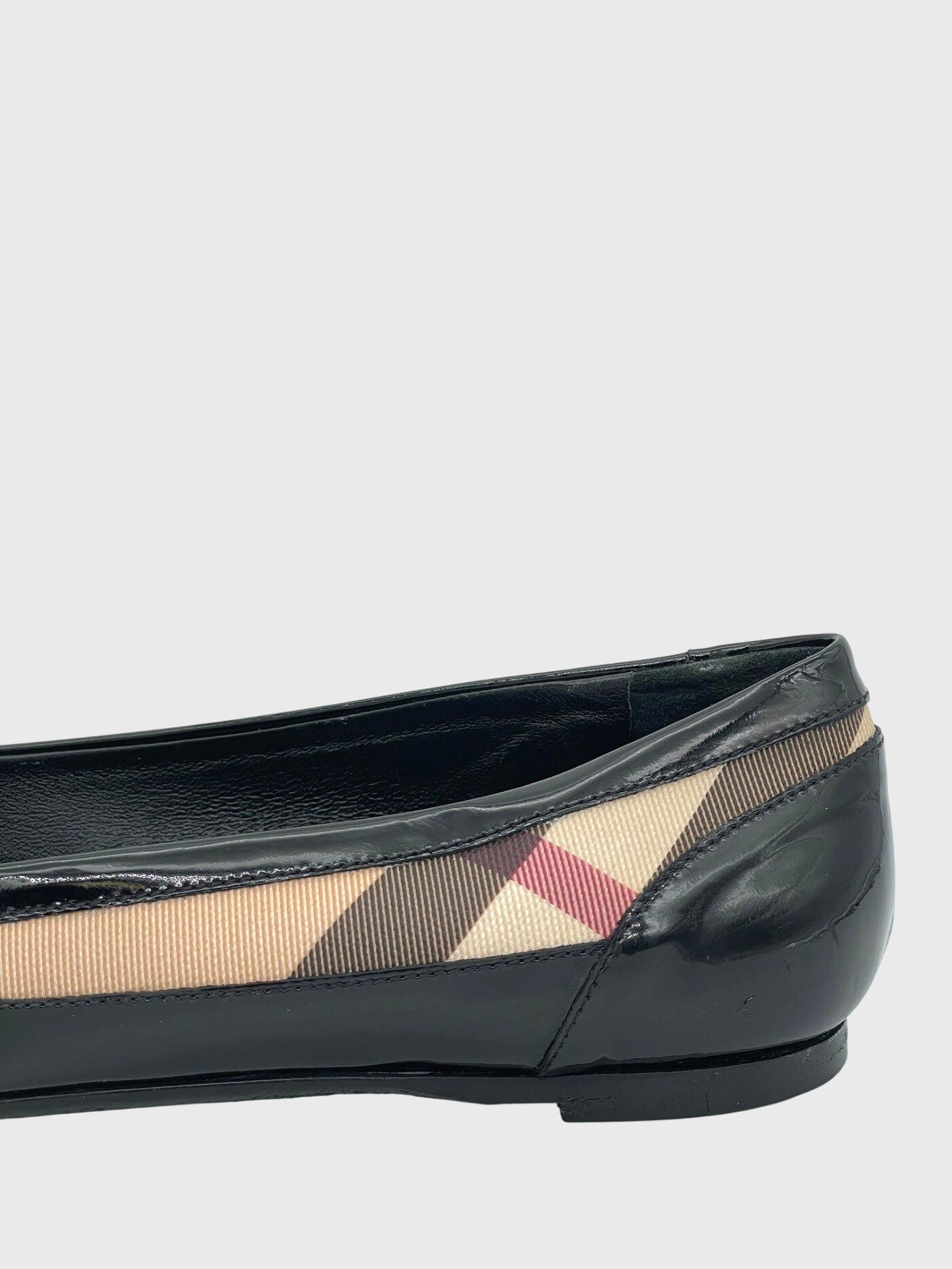 Burberry Nova Check Buckle Ballerina EU 38 Mehrfarbig - Image 5