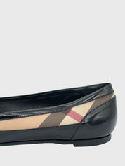 Burberry Nova Check Buckle Ballerina EU 38 Mehrfarbig - Image 5