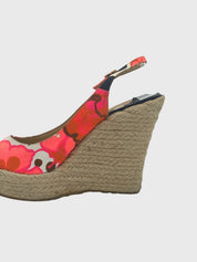 Jimmy Choo Canvas-Espadrilles Sandale mit Absatz EU 38 Mehrfarbig - Image 5