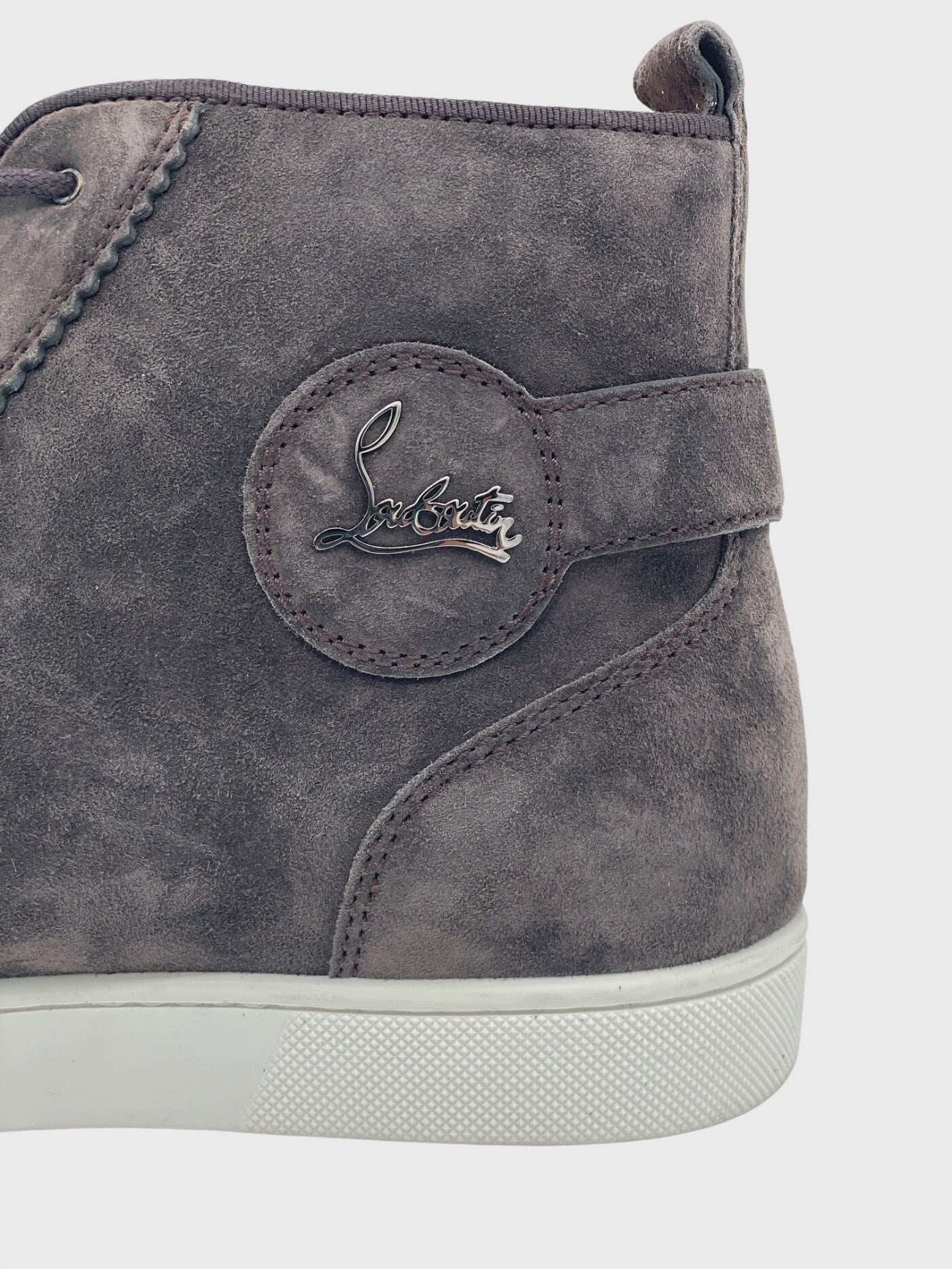 Christian Louboutin Nono Strap High Top Sneaker EU 43 Braun - Image 5