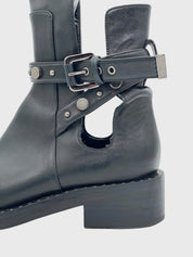 Dorothee Schumacher Cut-Out Studded Ankle Boot EU 37 Schwarz - Image 5