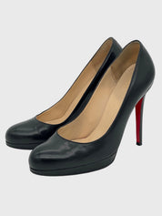 Christian Louboutin Bianca Plateau Pump EU 38 Schwarz