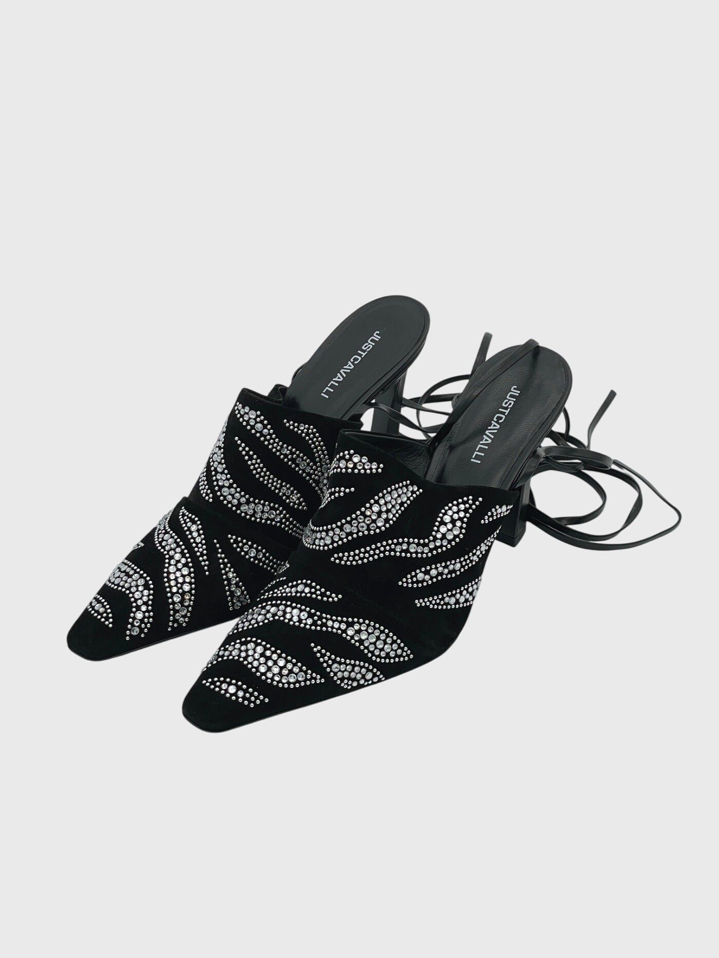 Just Cavalli Sandalo Donna Mule Pump EU 41 Schwarz