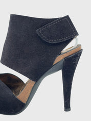 Pedro Garcia Suede Sandale mit Absatz EU 36 Schwarz - Image 5