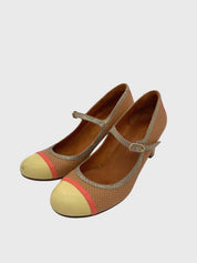 Chie Mihara Mary Jane Klassischer Pump EU 41 Braun