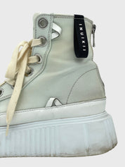 INUIKII Canvas Platform Sneaker EU 38 Weiß - Image 5
