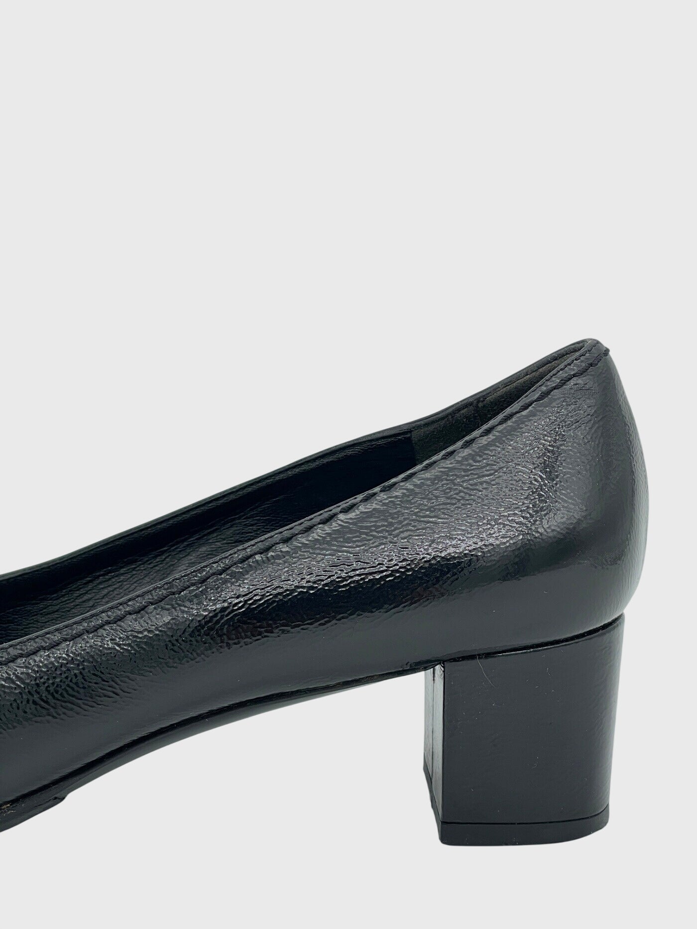 Gucci Patent Leather Pump EU 38.5 Schwarz - Image 5