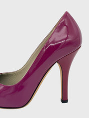 Dolce & Gabbana Patent Leather Pump EU 36.5 Lila - Image 5