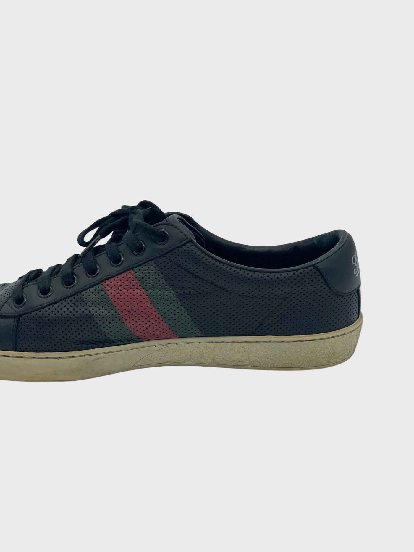 Gucci Ace Low Top Sneaker EU 40.5 Schwarz - Image 6