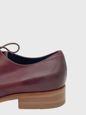 Celine Phoebe Philo Schmooth Calfskin Derby EU 38 Braun - Image 5