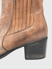 MoMa Leather Ankle Boot EU 38 Braun - Image 5