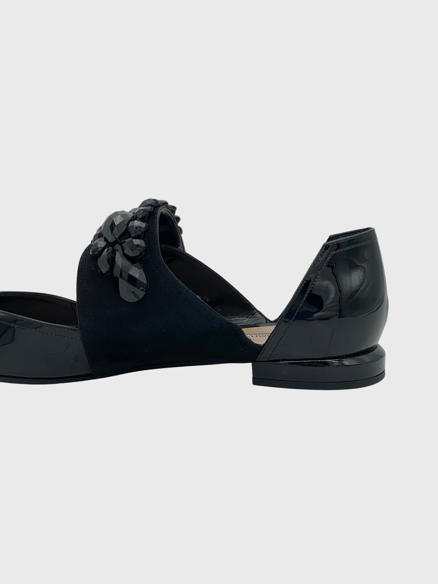Emporio Armani Patent Leather Ballerina EU 38.5 Schwarz - Image 5