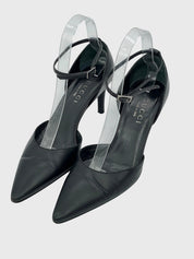 Gucci D'Orsay Ankle Strap Pump EU 36.5 Schwarz