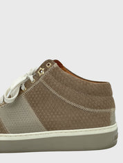 Jimmy Choo Leather & Suede High Top Sneaker EU 40 Braun - Image 5