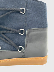 Isabel Marant Leather Snow Ankle Boot EU 39 Blau - Image 5
