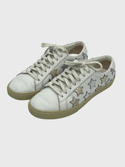 Saint Laurent / YSL Court Classic SL/06 Stars Low Top Sneaker EU 39 Weiß