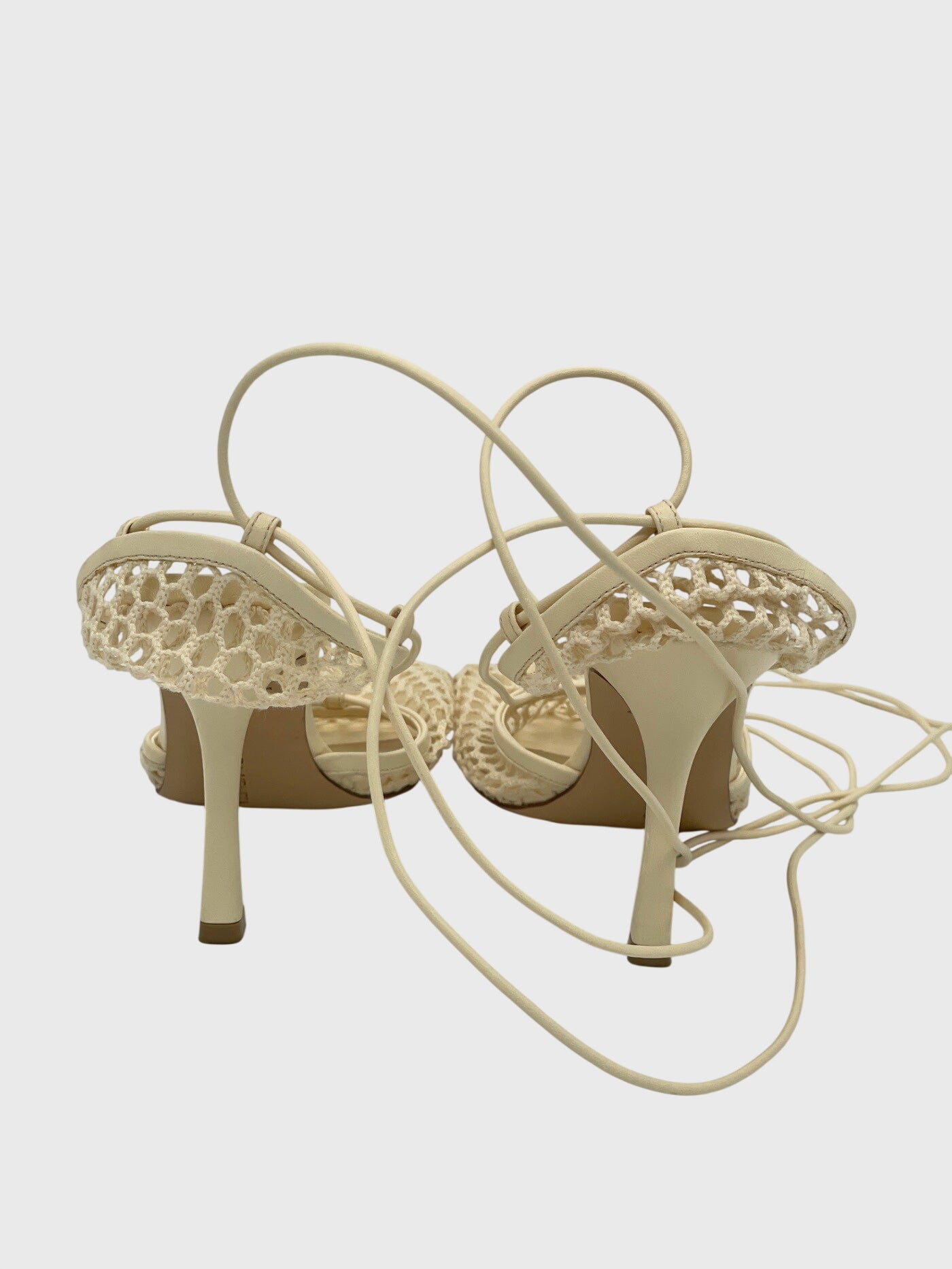 Bottega Veneta Stretch Pump EU 39 Beige - Image 5