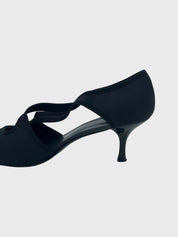 Stuart Weitzman Crossover Strap Kitten Heel EU 41.5 Schwarz