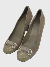 Gucci Horsebit Pump EU 38 Beige