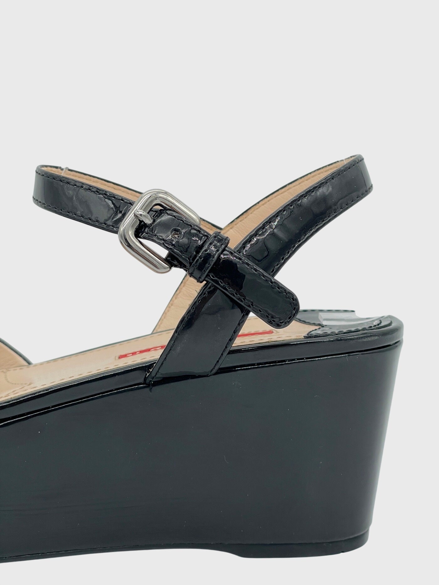 Prada Sport Sandale mit Absatz EU 37.5 Schwarz - Image 5