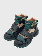 Dolce & Gabbana Trekking Boot Mixed Materials Ankle Boot EU 41 Mehrfarbig