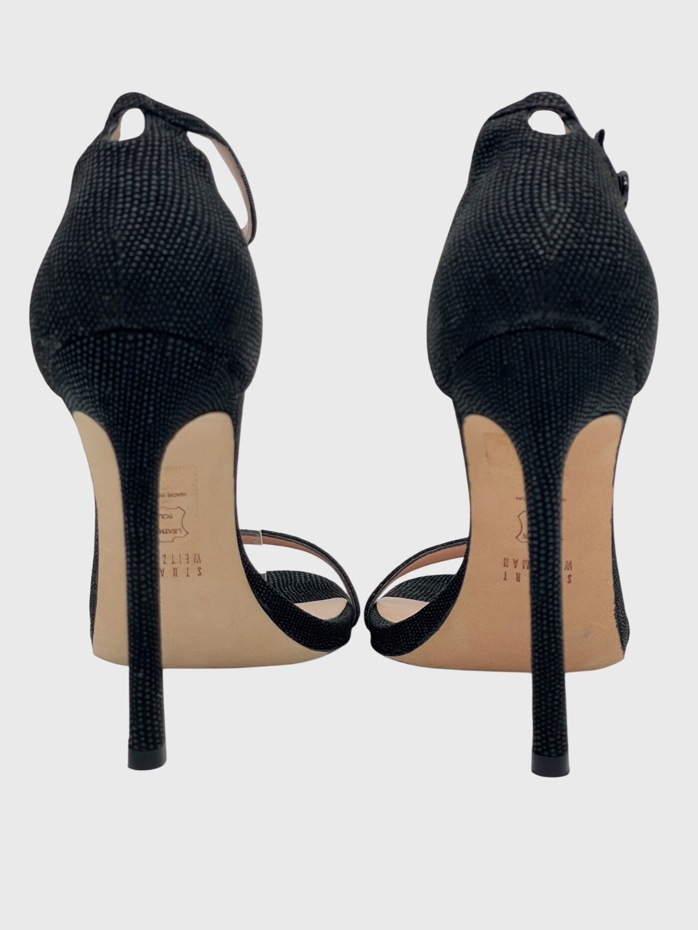 Stuart Weitzman Nudist Sandale mit Absatz EU 37 Schwarz - Image 5