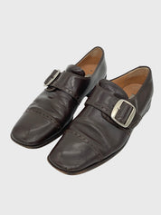 Dolce & Gabbana Monk Strap Brogue Loafer EU 43 Braun