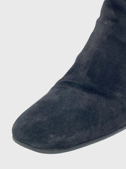 Prada Suede Ankle Boot EU 41 Schwarz - Image 5