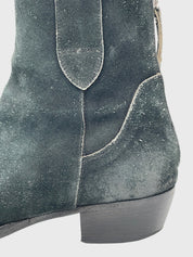 MoMa Suede Ankle Boot EU 38 Schwarz - Image 5