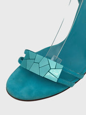 Sergio Rossi Vintage Strappy Sandale mit Absatz EU 38.5 Blau - Image 5
