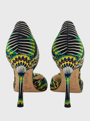 Jimmy Choo Malachite Printed Pump EU 39.5 Mehrfarbig - Image 5