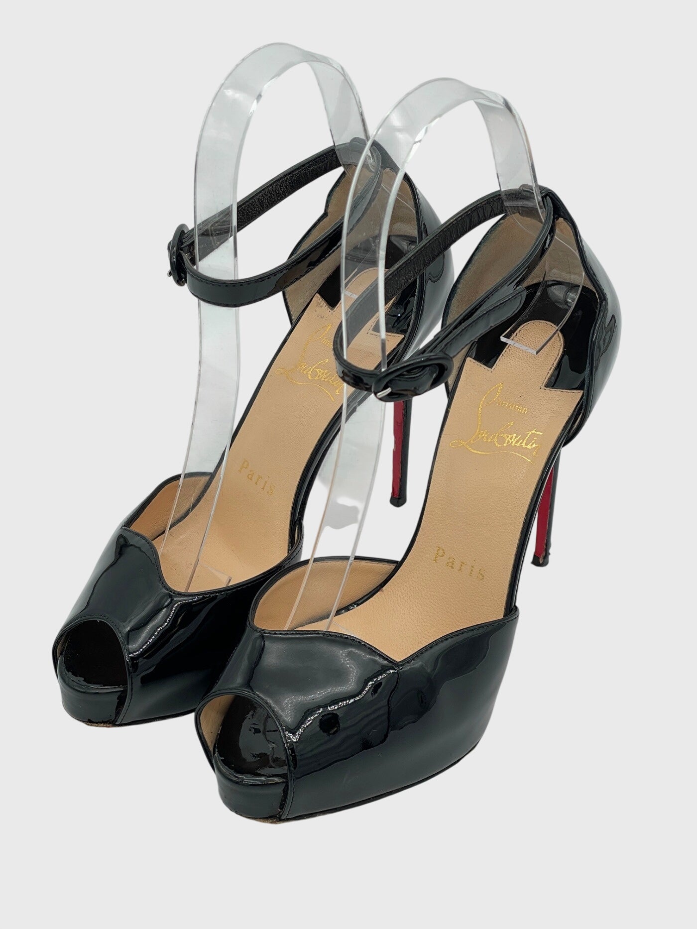 Christian Louboutin Aktata 120  Plateau Pump EU 35 Schwarz