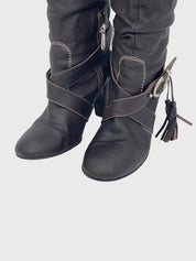 Bally Sila Stiefel EU 39 Braun