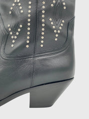 Isabel Marant Duerto Leder Stiefel EU 40 Schwarz - Image 5