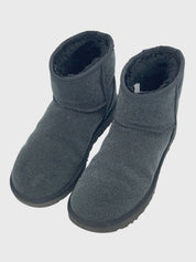 UGG Classic Mini Sparkle Ankle Boot EU 42 Schwarz