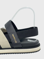 Moncler Calf Leather Flache Sandale EU 35 Mehrfarbig - Image 5